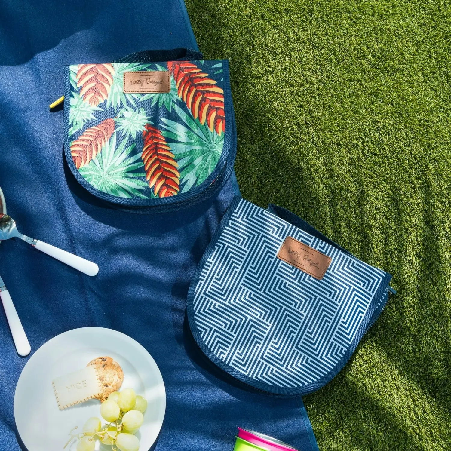 Lazy Dayz Picnic Cutlery Wallet Set - Makena