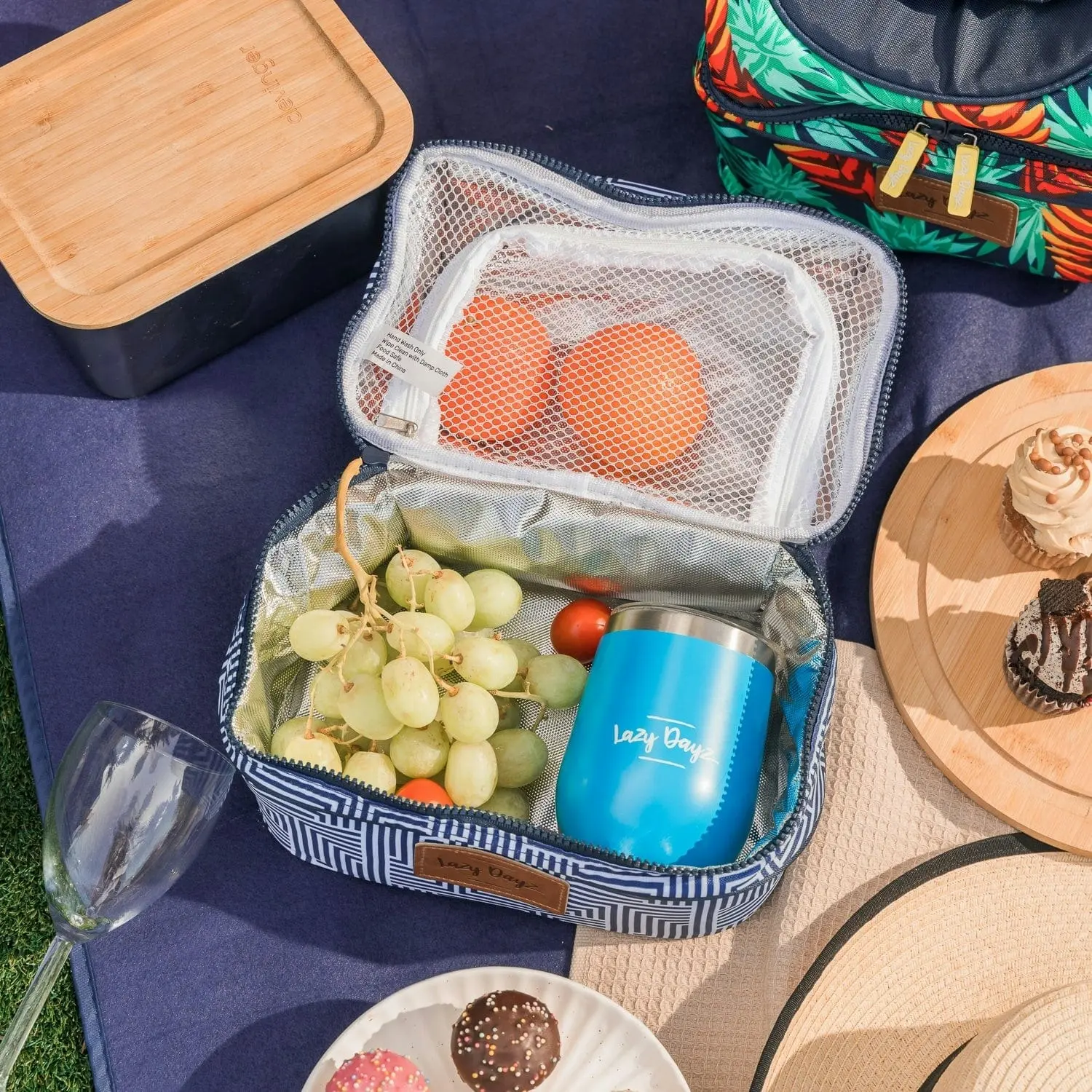 Lazy Dayz Insulated Deluxe Lunch Cooler - Makena