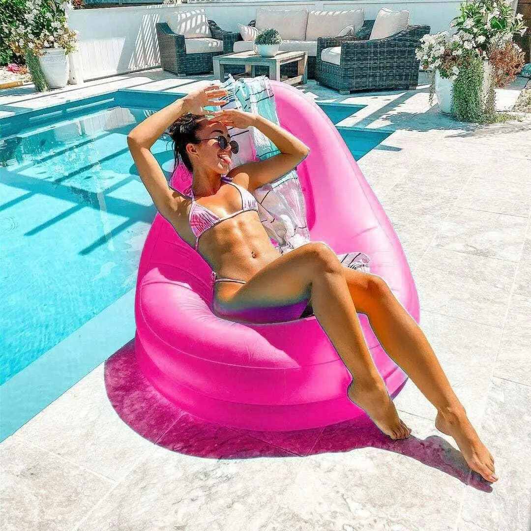 Lazy Dayz Jumbo Inflatable Chair - Pink