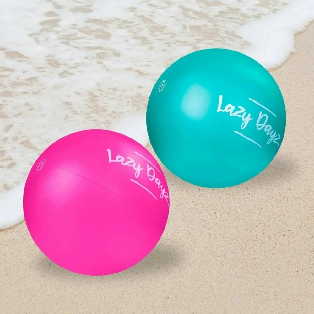 90cm Lazy Dayz Inflatable Jumbo Beach Ball - Teal