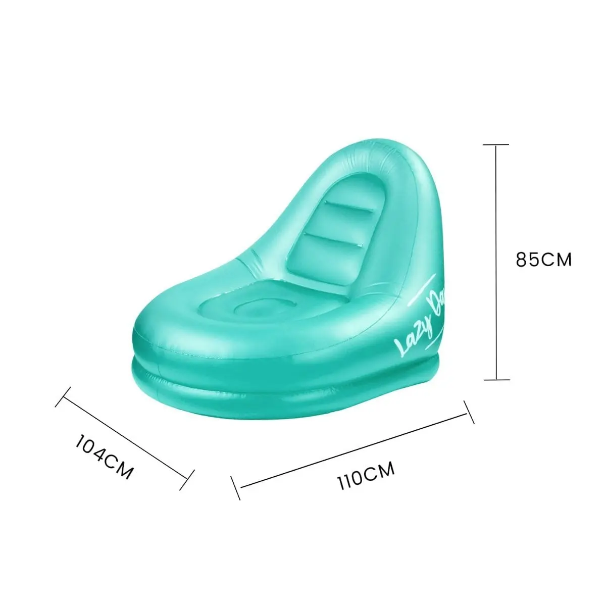 Lazy Dayz Jumbo Inflatable Chair - Teal