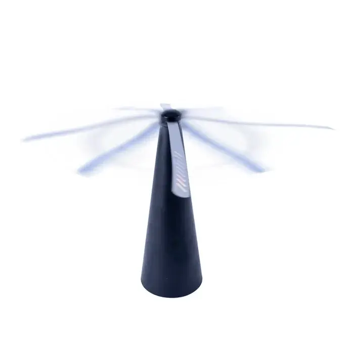 Battery Operated Shoo-Fly Chemical Free Fly Repellent Fan Black