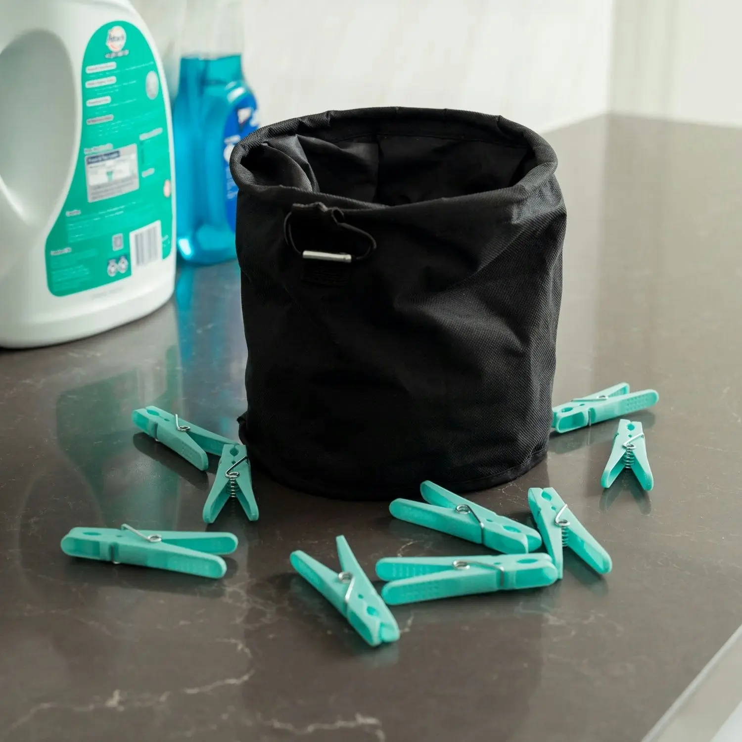 Peg Bag with Carabineer and 50 Pegs set