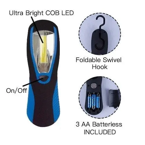 300 Lumens Ultra Bright Work Light with COB LED Technology-Navy