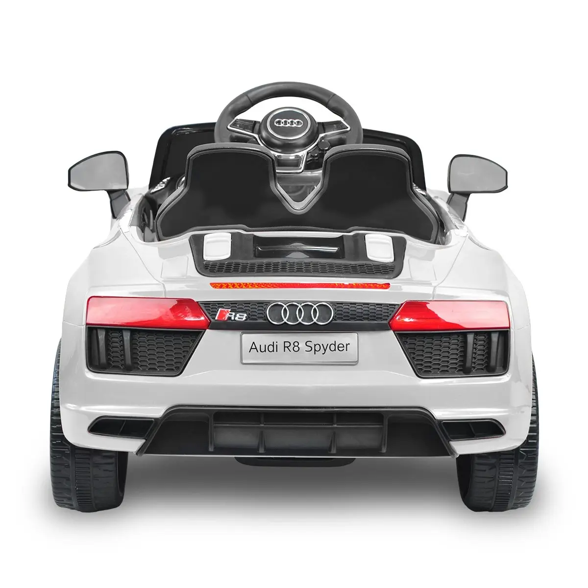 R8 Spyder Audi Licensed Kids Electric Ride On Car Remote Control White