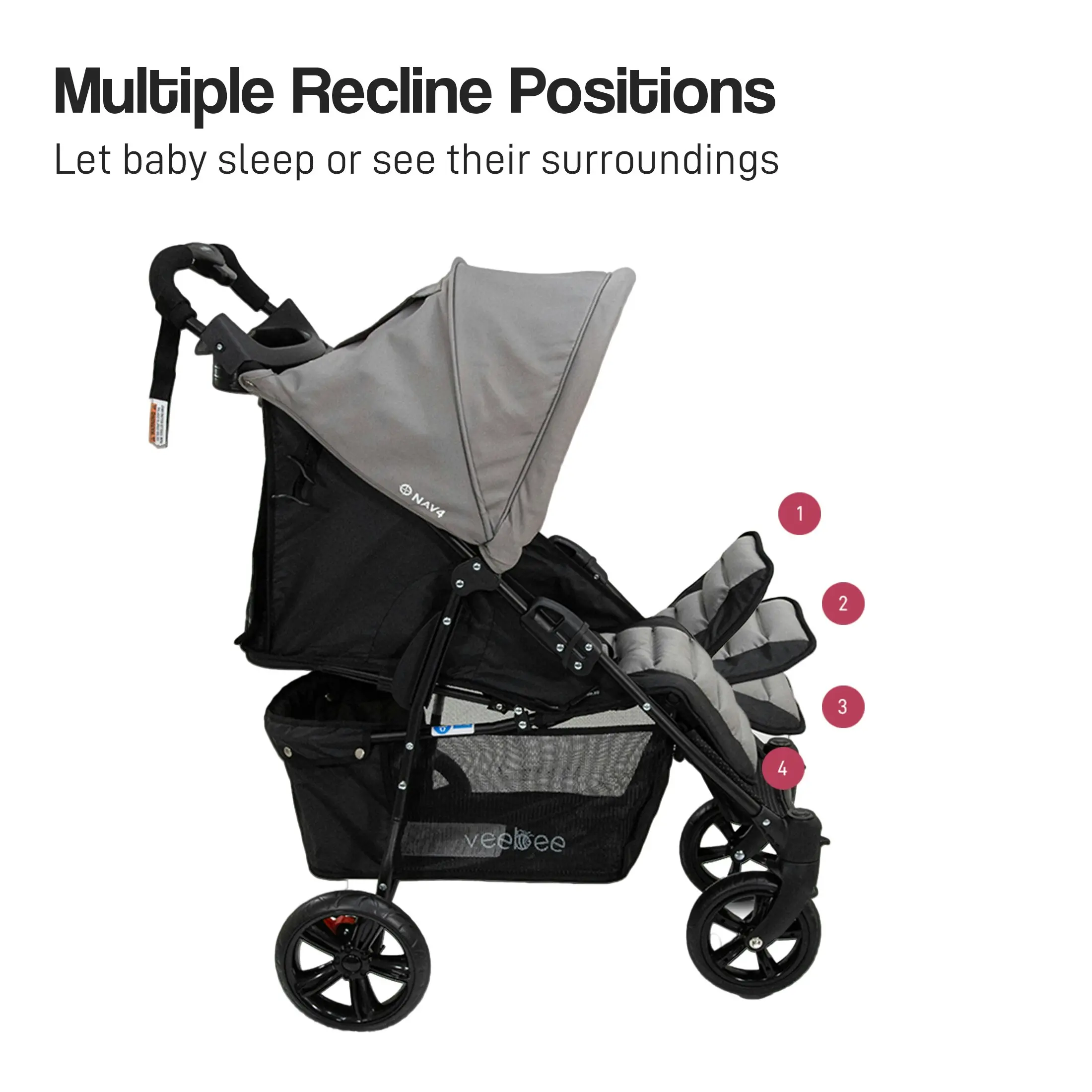 VeeBee NAV 4 Stroller - Fauna