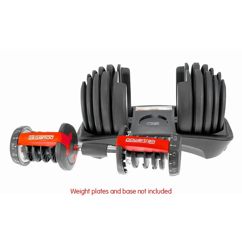 1x Powertrain Adjustable Home Gym Handle for 40kg Dumbbell only