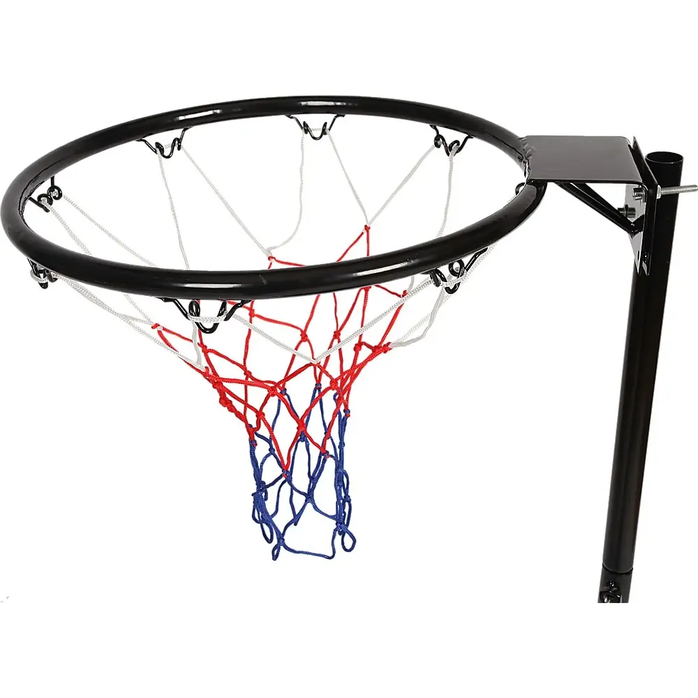 Netball Ring With Stand Portable Pole Height Adjustable - One Size