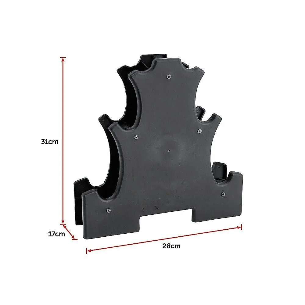 Randy & Travis Machinery 12Kg Dumbbell Weights Set - One Size