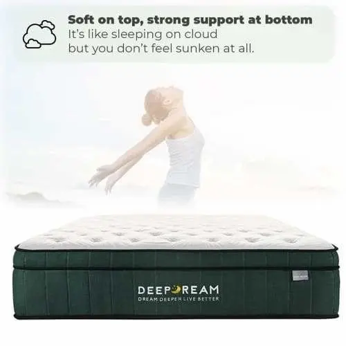 Sleep Happy Premium Green Tea Mattress - Double