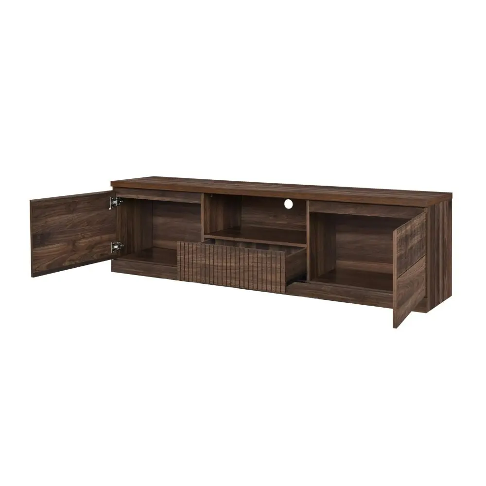 Lola Wooden Entertainment Unit TV Stand 180cm - Walnut