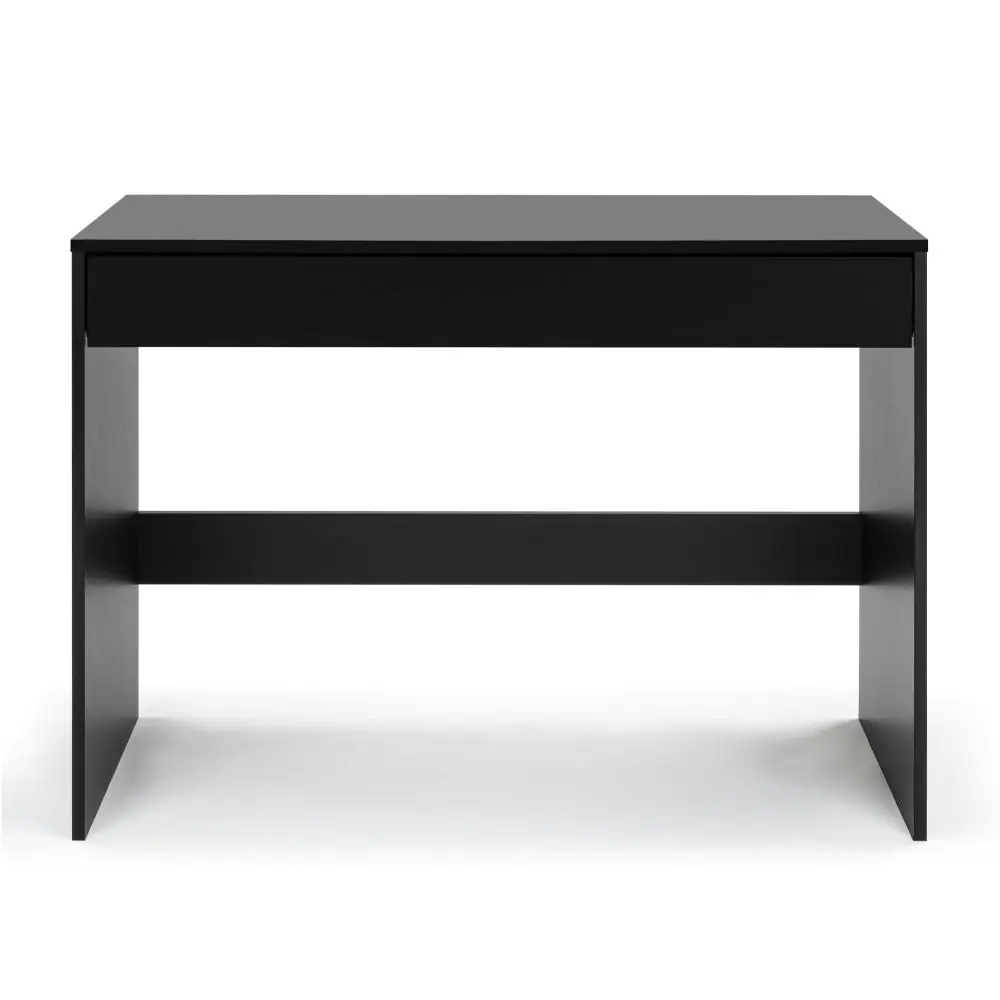 Design Square Marias Computer Study Home Office Desk W/ 1-Drawer - Black