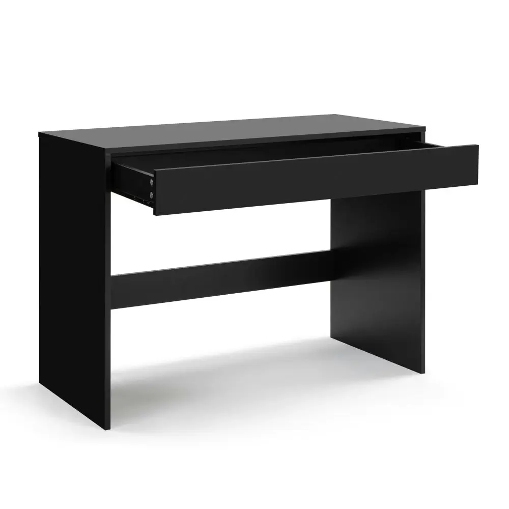 Design Square Marias Computer Study Home Office Desk W/ 1-Drawer - Black