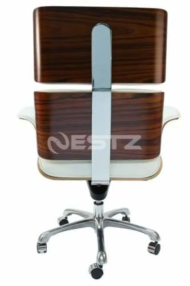 Eames Replica Executive Manager Luxury Office Work Chair Rose Wood - White