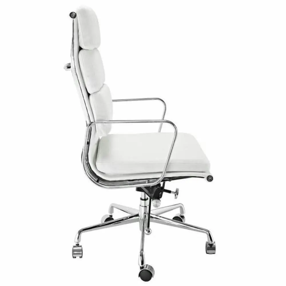 Eames Replica Soft Pad Management Office Chair - High Back - White