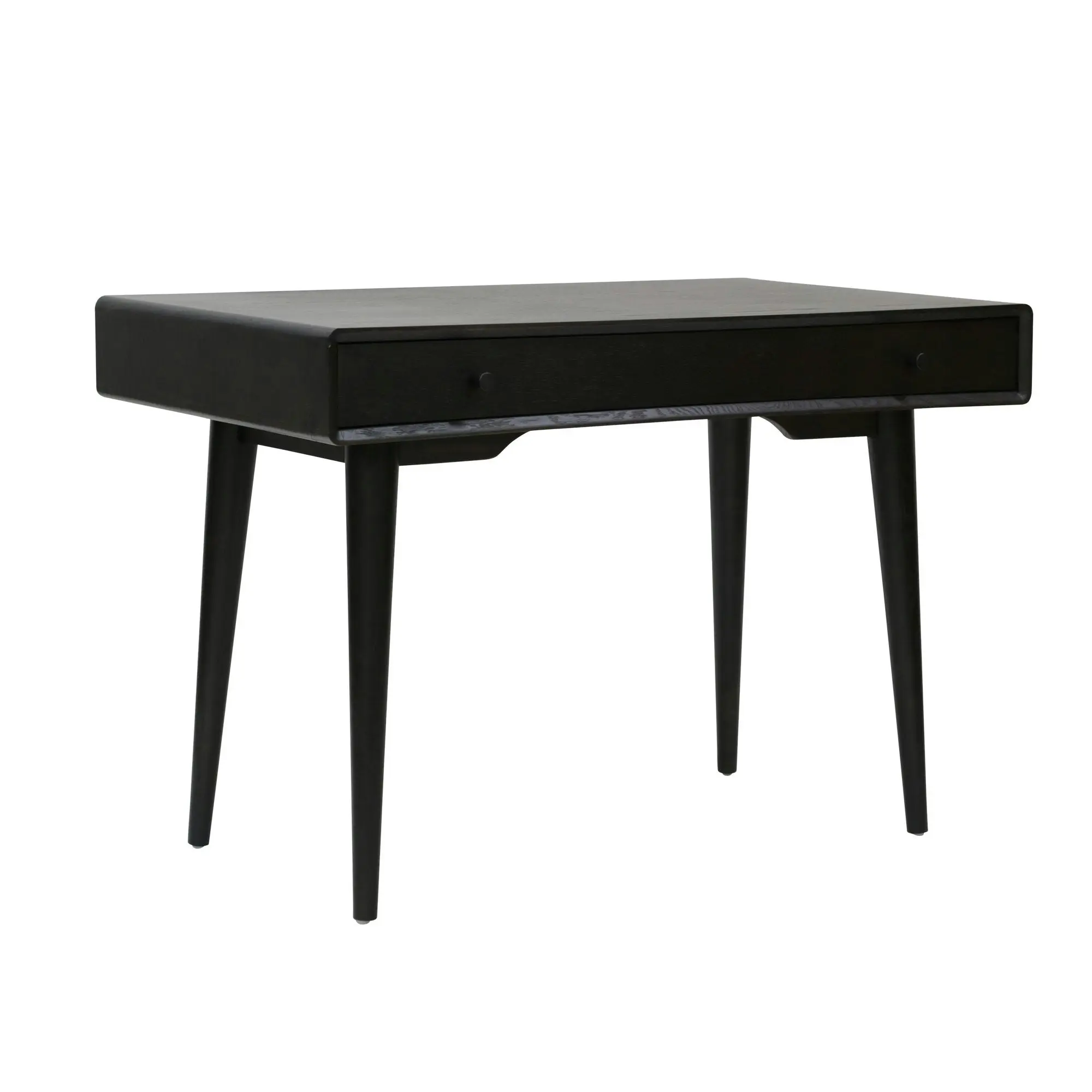 6IXTY Noche Wooden Writing Study Office Desk 110cm - Black