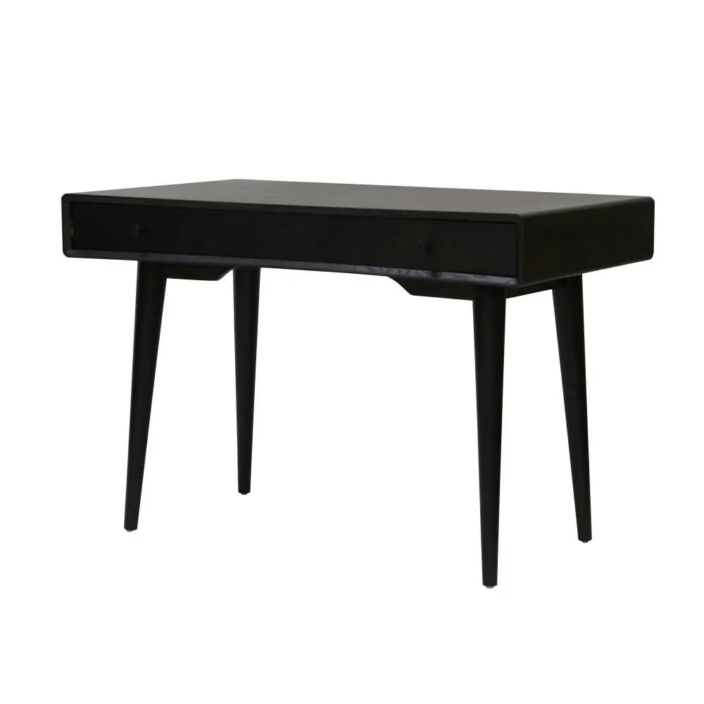 6IXTY Noche Wooden Writing Study Office Desk 110cm - Black