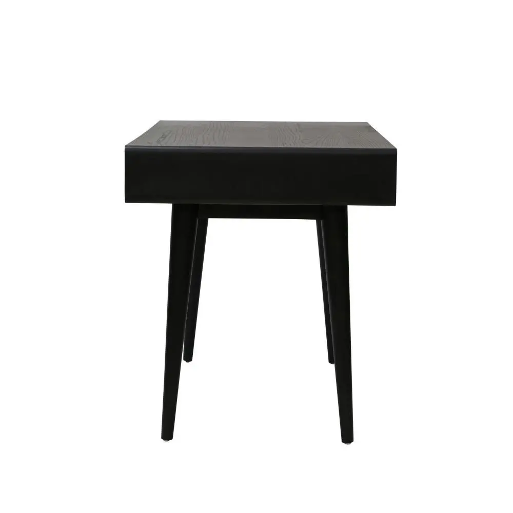 6IXTY Noche Wooden Writing Study Office Desk 110cm - Black