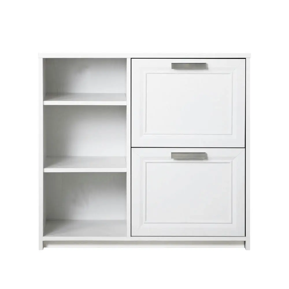 Maestro Furniture Andy Modern 2-Drawer Office Storage Filling Cabinet - Distressed White