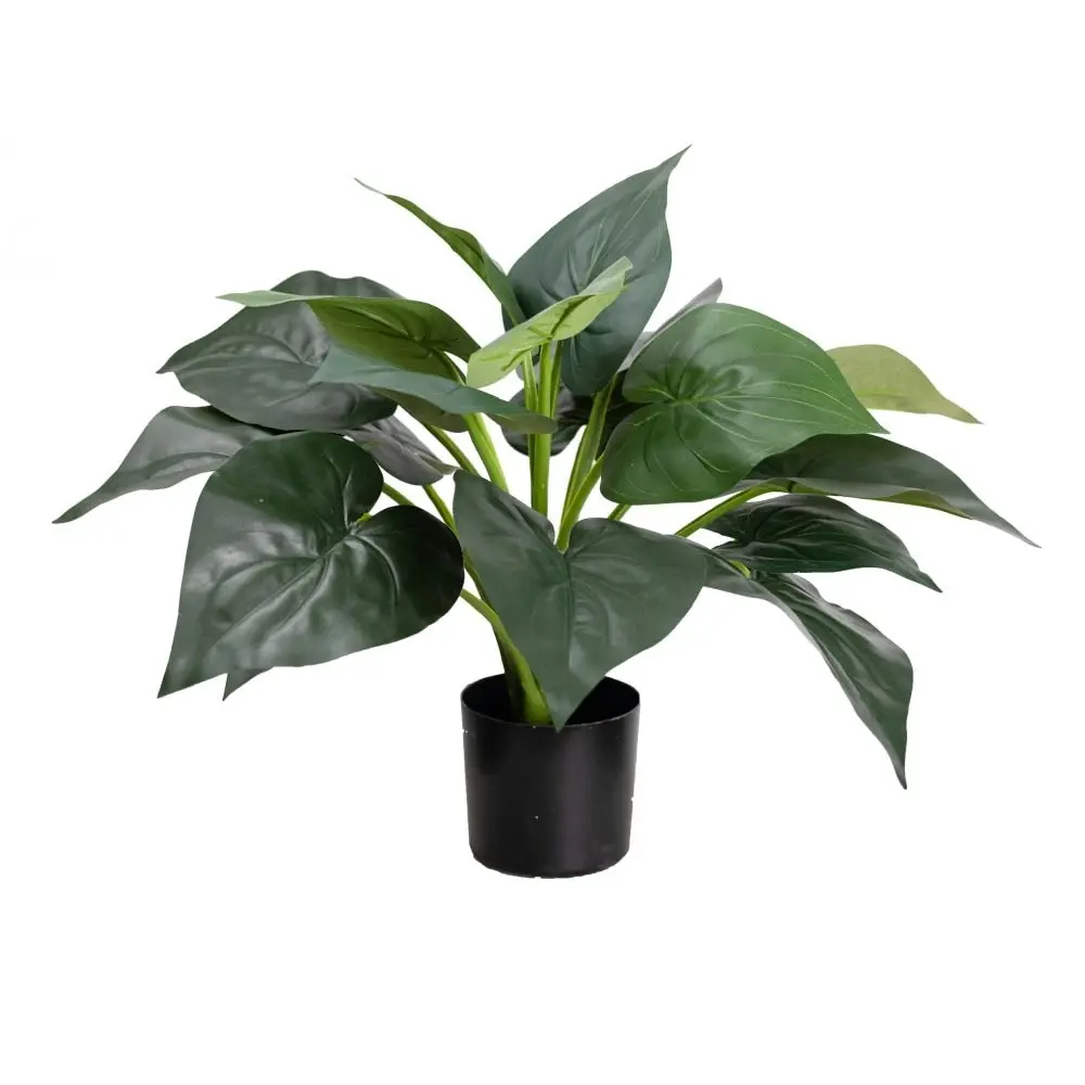 Glamorous Fusion Calathea Artificial Faux Plant Decorative 49cm In Pot