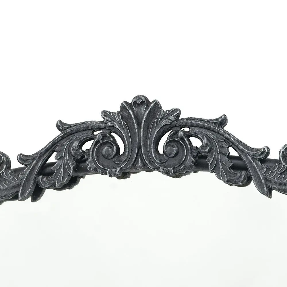 Arch Ornate Metallic Large Floor Mirror 92X169CM Acanthus Leaf Design