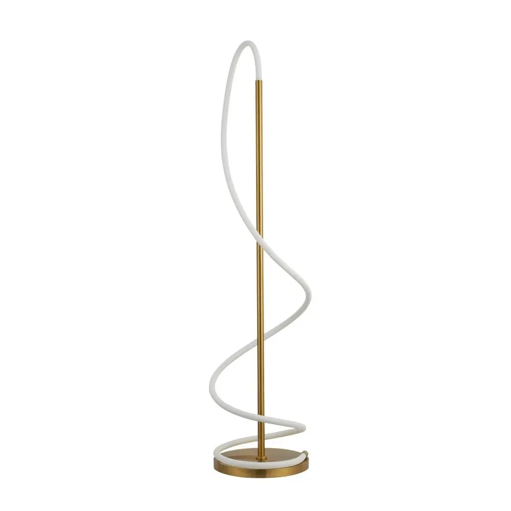 Lorraine Metal Wizard Modern Elegant LED Spiral Light Floor Lamp Light - Gold