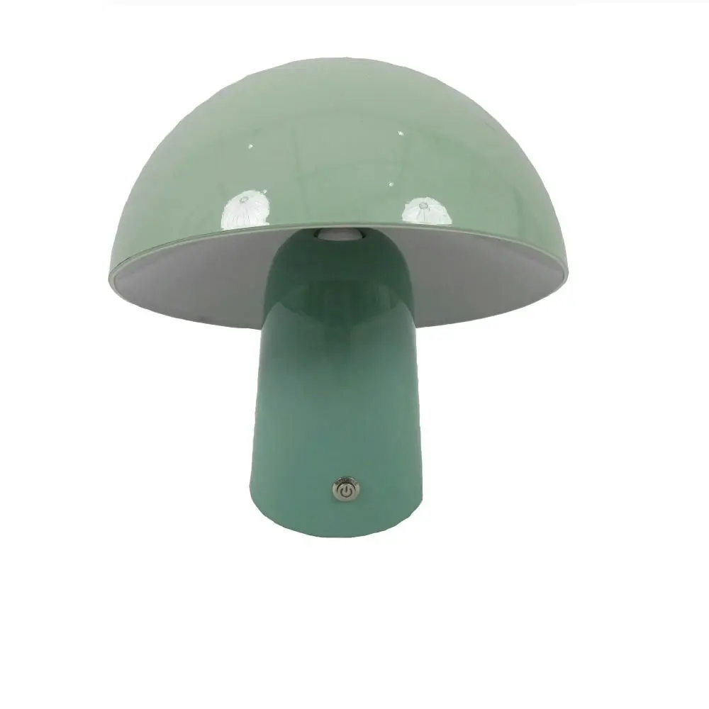 New Oriental Mario Modern Mushroom USB Rechargeable Table Desk Lamp Green