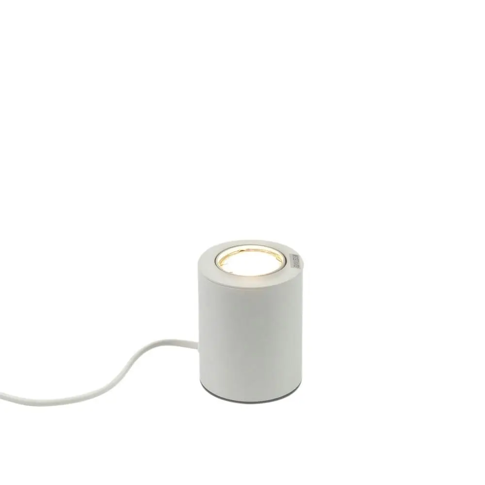 Warm Bright Table Light Minimalist Metal Lamp - White