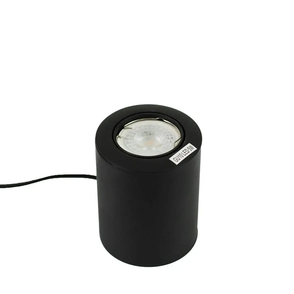 Warm Bright Table Light Minimalist Metal Lamp - Black