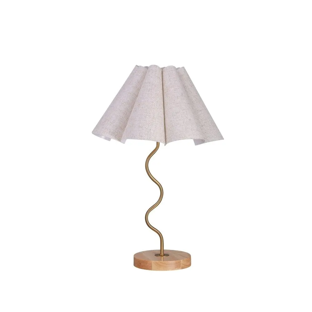 Litup Elegant Modern Classic Table Lamp Light Adjustable Cream Shade