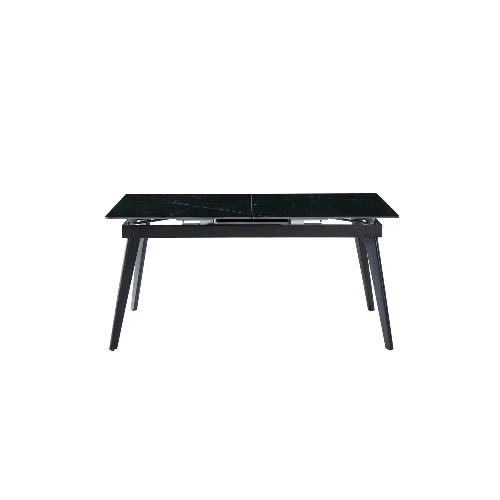 Raimon Furniture Edge Extension Ceramic Modern Kitchen Dining Table 160-200cm - Shakespeare Black