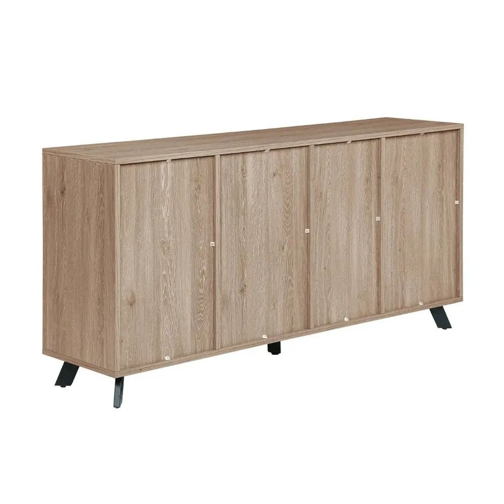 Raimon Furniture Lexy Wooden Buffet Unit Sideboard Storage Cabinet 180cm - Oak Sonoma