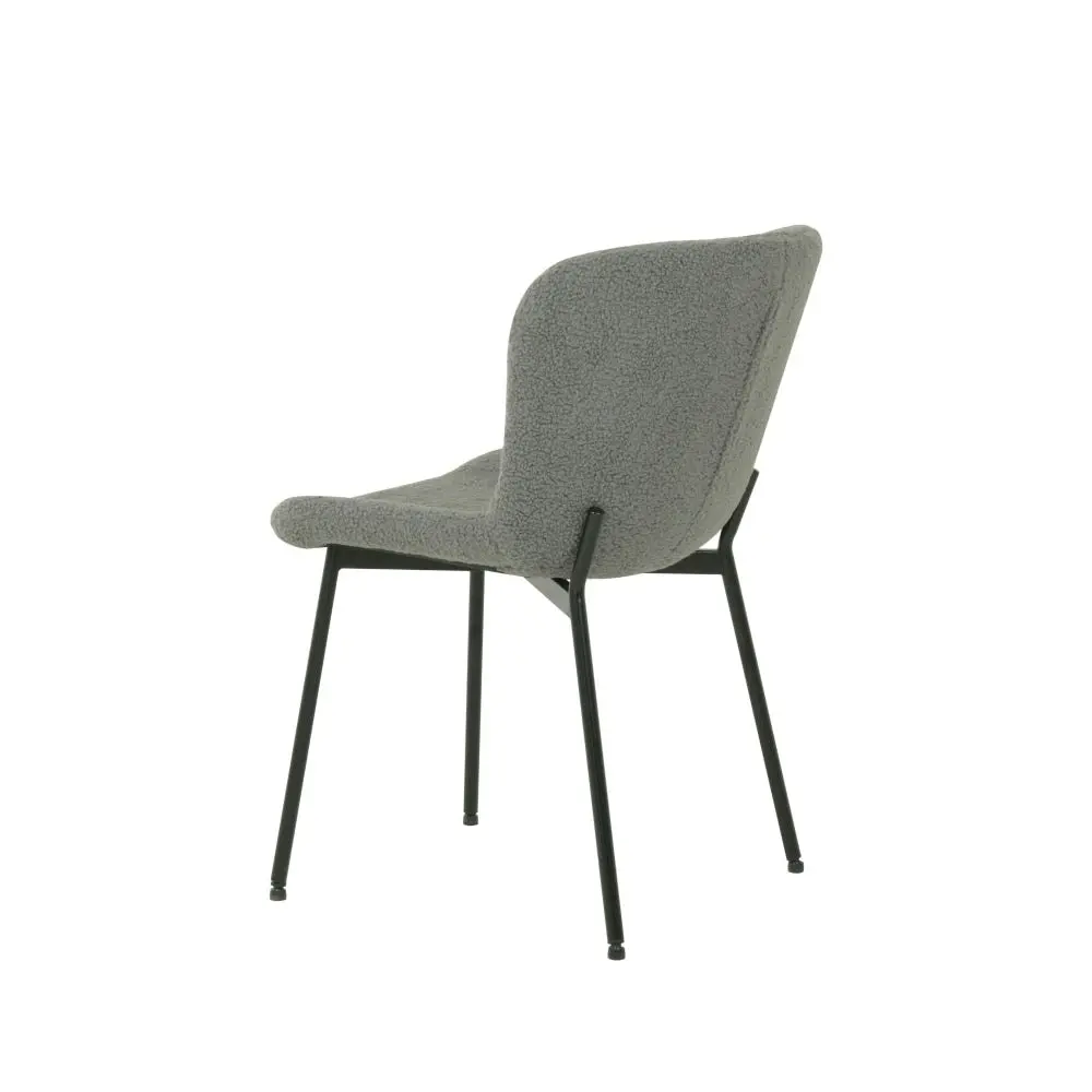 Raimon Furniture Set Of 2 Stevie Fabric Modern Kitchen Dining Chair - Grey