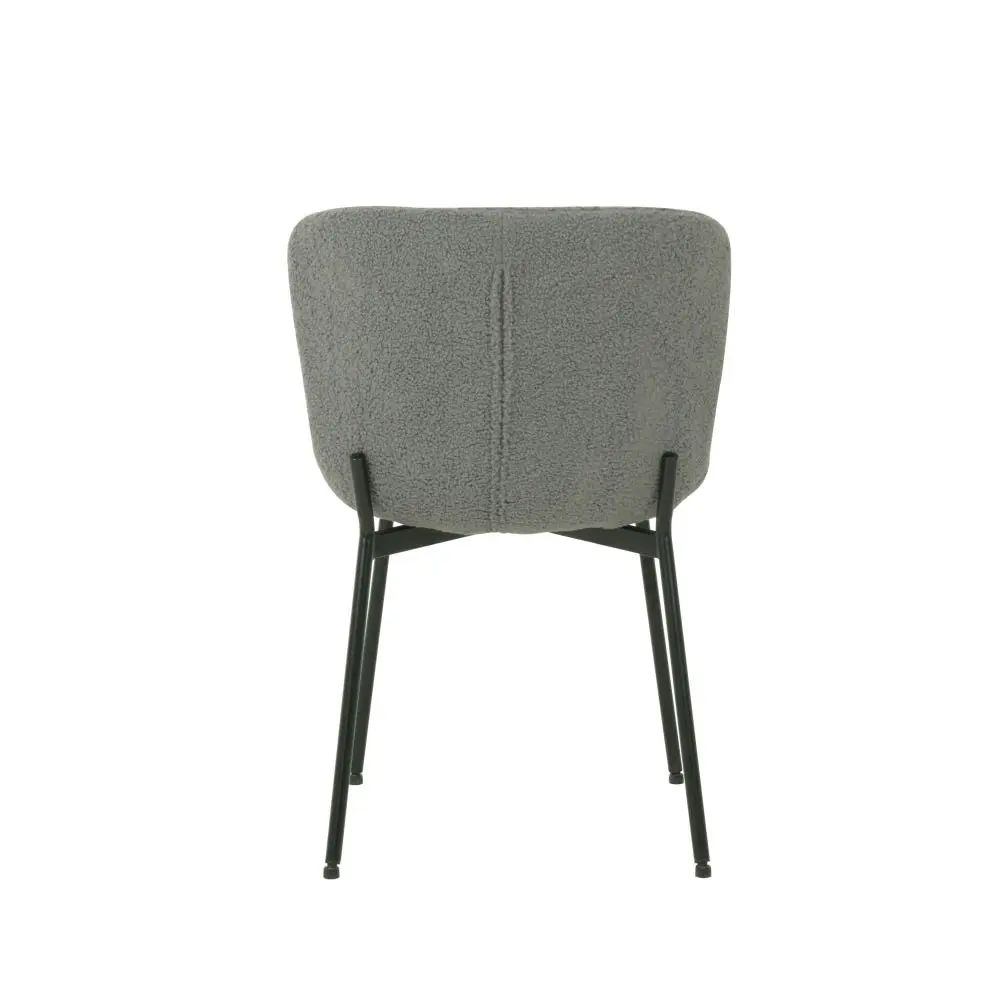 Raimon Furniture Set Of 2 Stevie Fabric Modern Kitchen Dining Chair - Grey