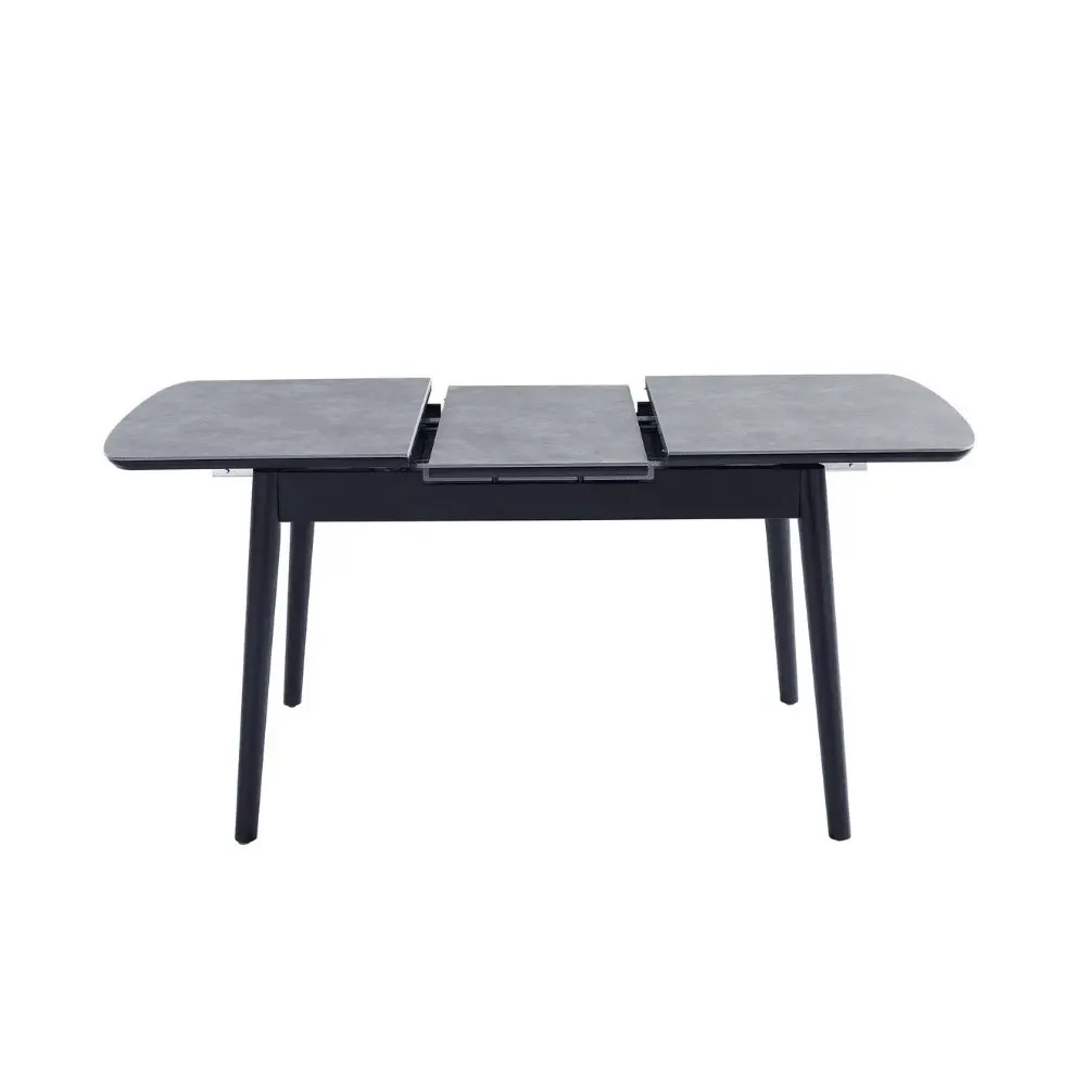 Raimon Furniture Janice Extension Rectangular Dining Table 120-140cm - Greystone Ceramic