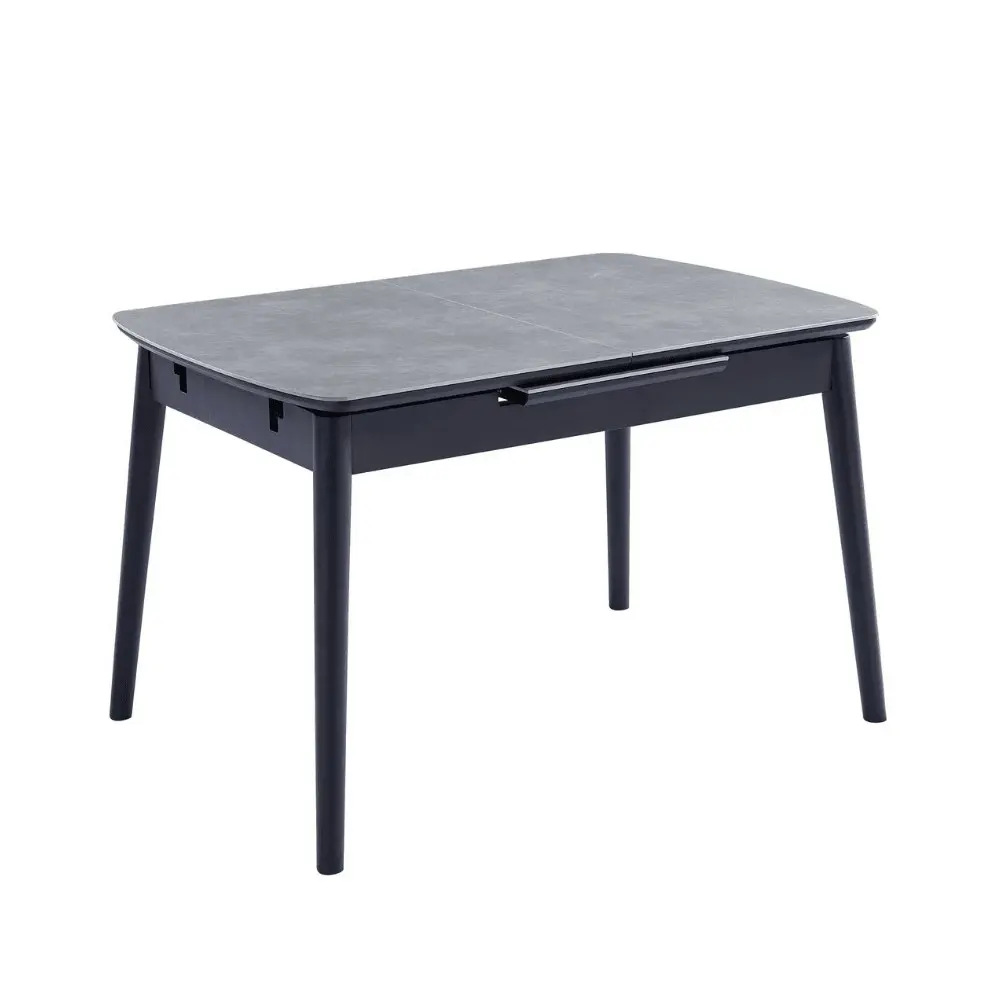 Raimon Furniture Janice Extension Rectangular Dining Table 120-140cm - Greystone Ceramic