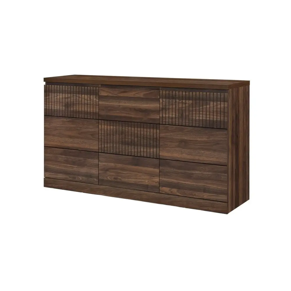 Lola Wooden Sideboard Buffet Unit Storage Cabinet - Walnut