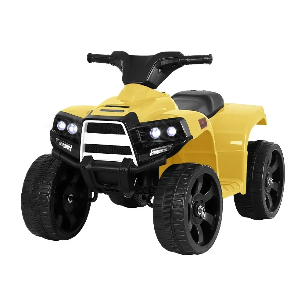 Rigo Kids Ride On Car ATV Quad Motorbike 4 Wheeler Electric Toys Battery Yellow