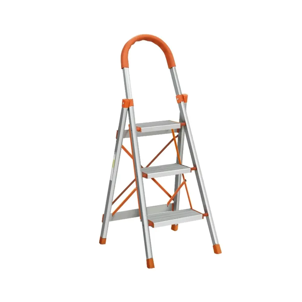 Giantz 3 Step Ladder Multi-Purpose Folding Aluminium Light Weight Platform