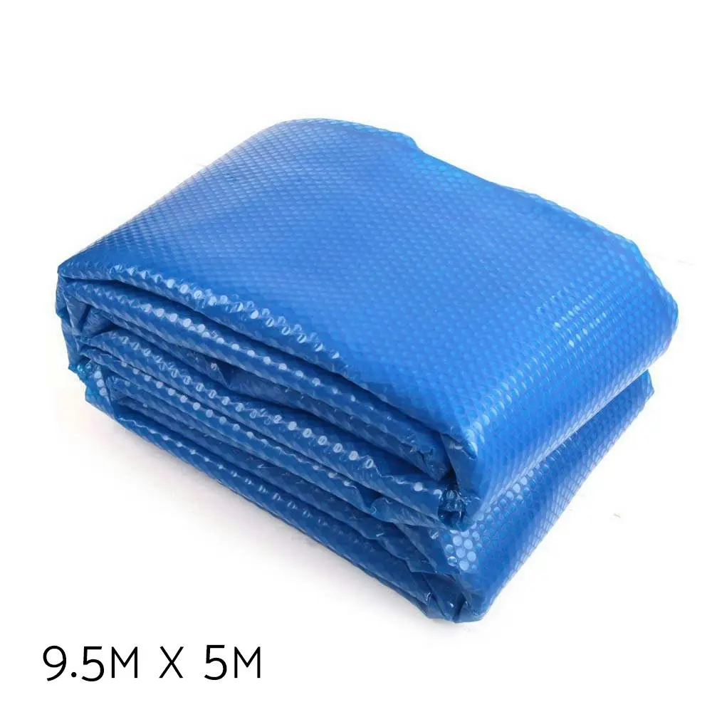 Aquabuddy Pool Cover 500 Micron 9.5x5m Swimming Pool Solar Blanket Blue