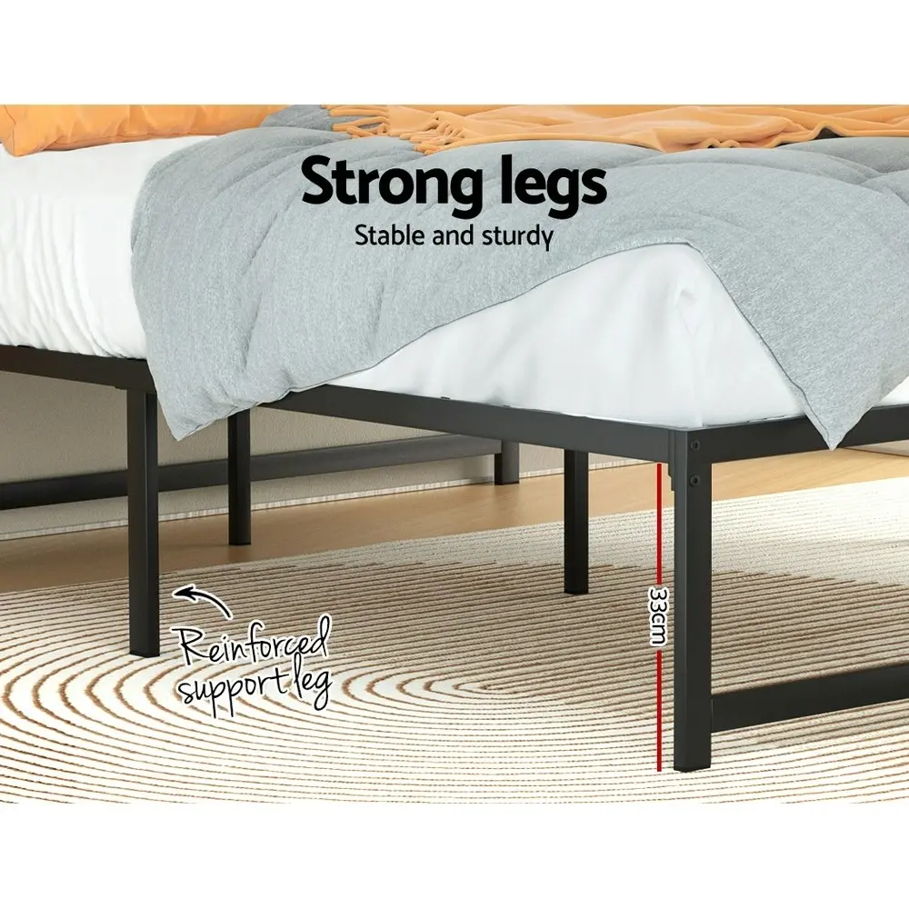 Artiss Bed Frame Queen Size Metal Frame TINO