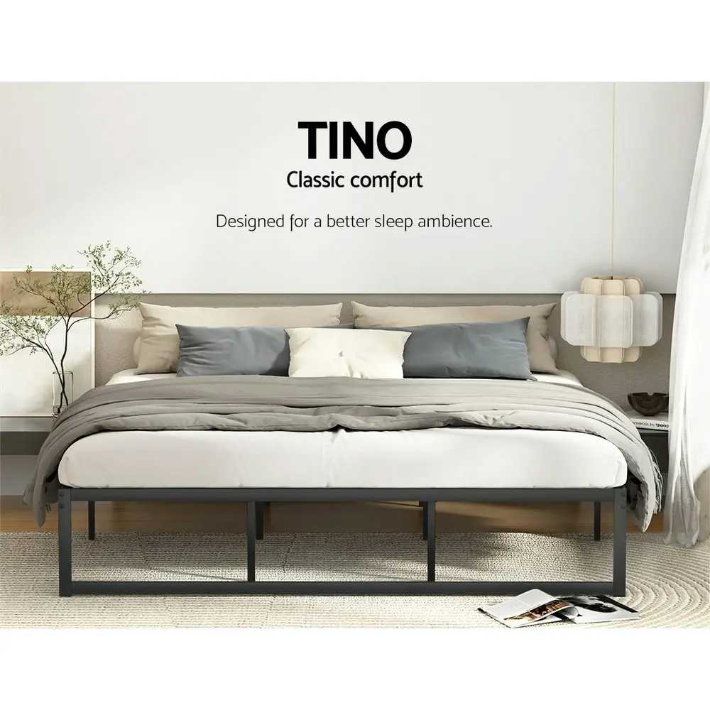 Artiss Bed Frame King Size Metal Frame TINO