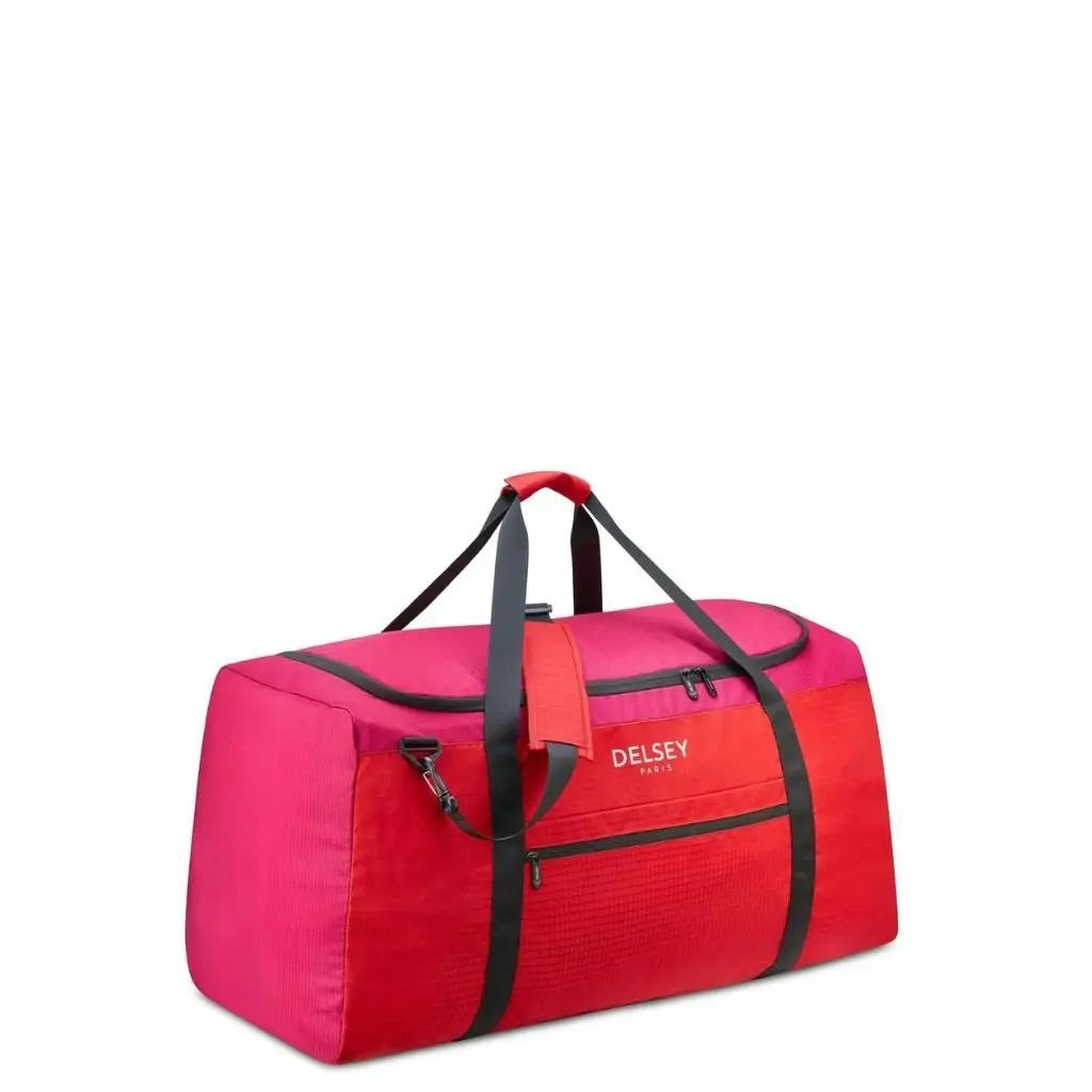 DELSEY Nomade 79cm Foldable Duffle Bag Red/Pink