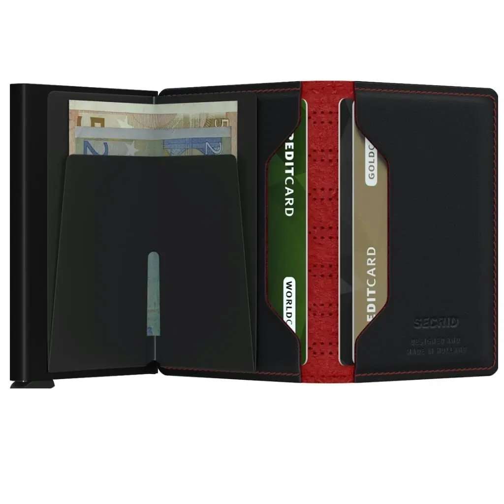 Secrid Slimwallet Fuel Black-Red