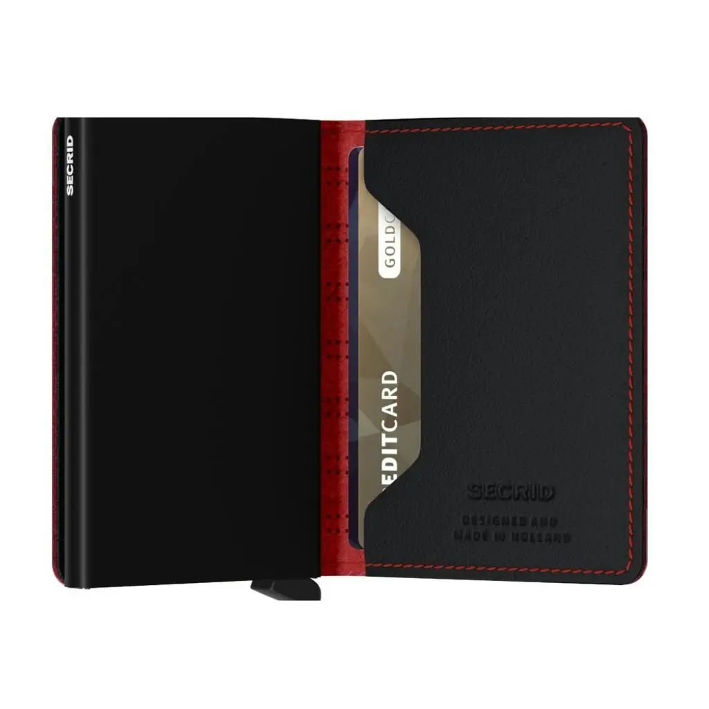 Secrid Slimwallet Fuel Black-Red