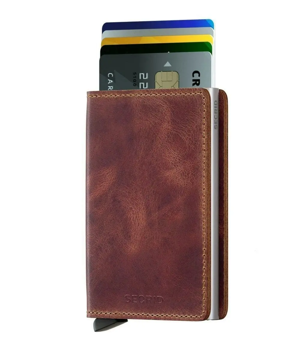 Secrid Slimwallet - Vintage Brown Leather