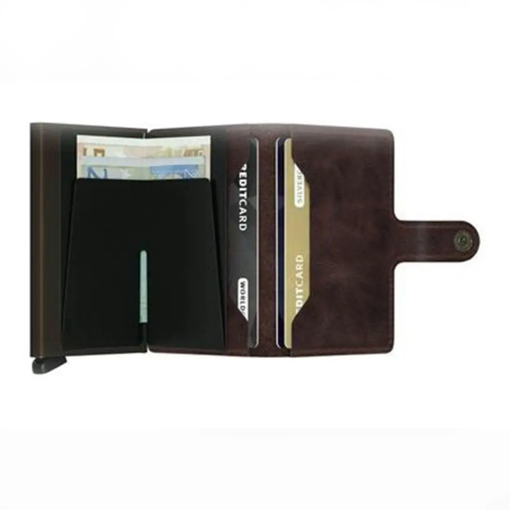 Secrid Miniwallet - Vintage Chocolate Leather