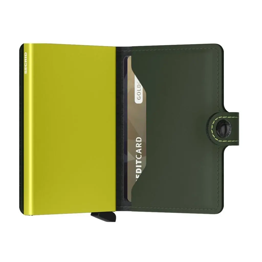 Secrid  Miniwallet Matte Green & Lime