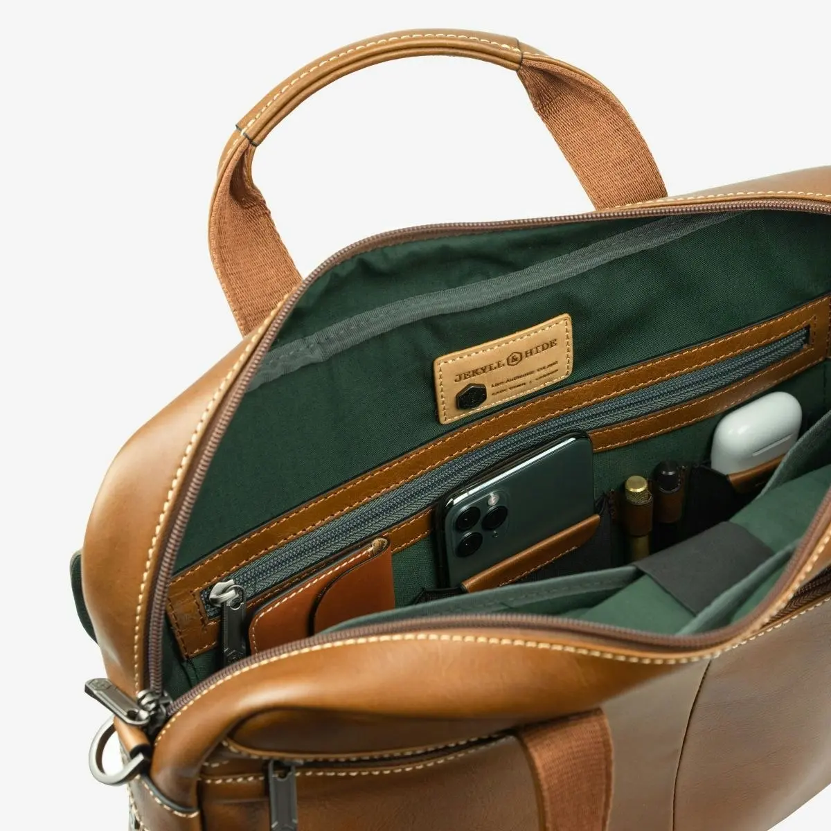 Jekyll & Hide Montana Slim Laptop Briefcase, Colt