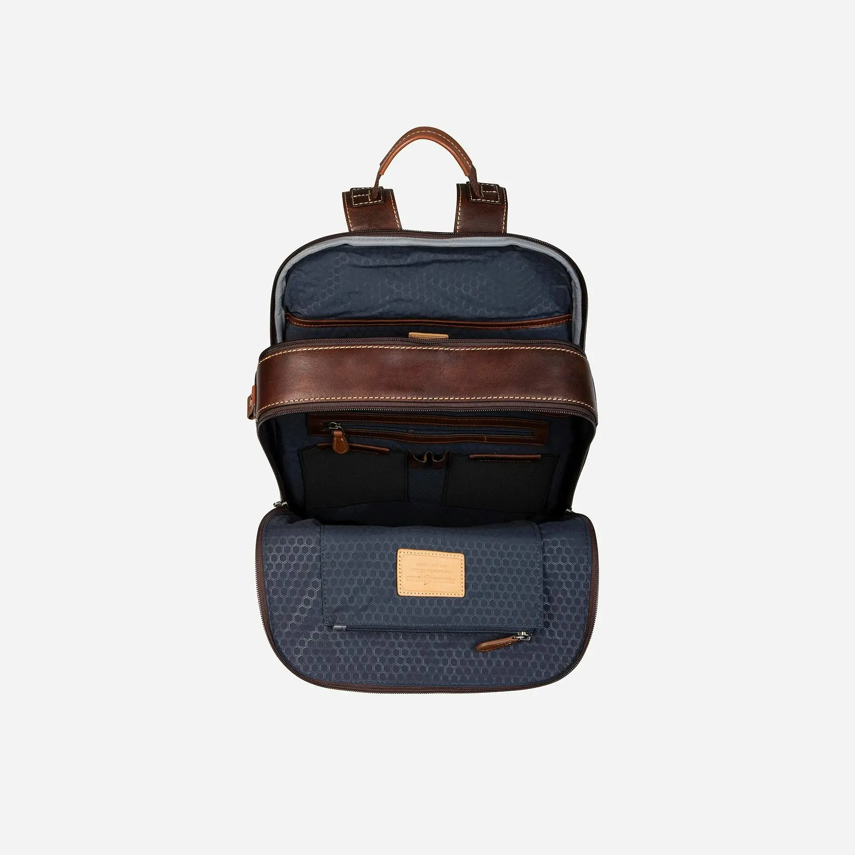 Jekyll & Hide Soho Double Compartment Backpack 41cm, Two Tone